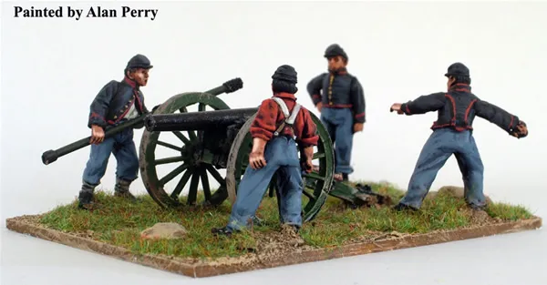 Perry Miniatures American Civil War ACW5 figurines canon 28mm