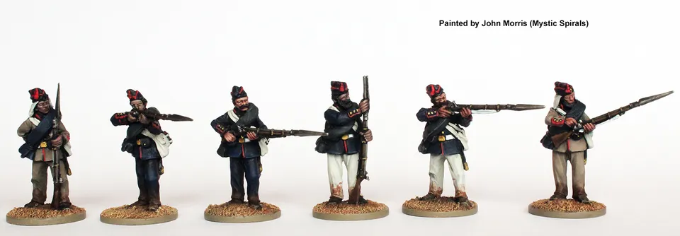 Perry Miniatures Triple Alliance TA 5 Fusiliers brésiliens figurines