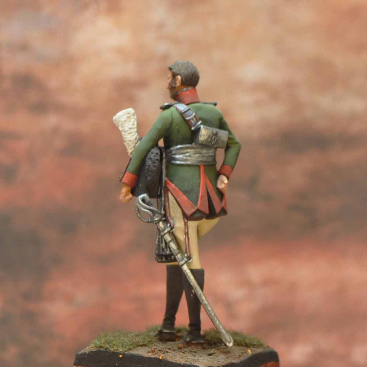 Art Girona Napoleonic War Senior General Staff 1812 figurine 54mm