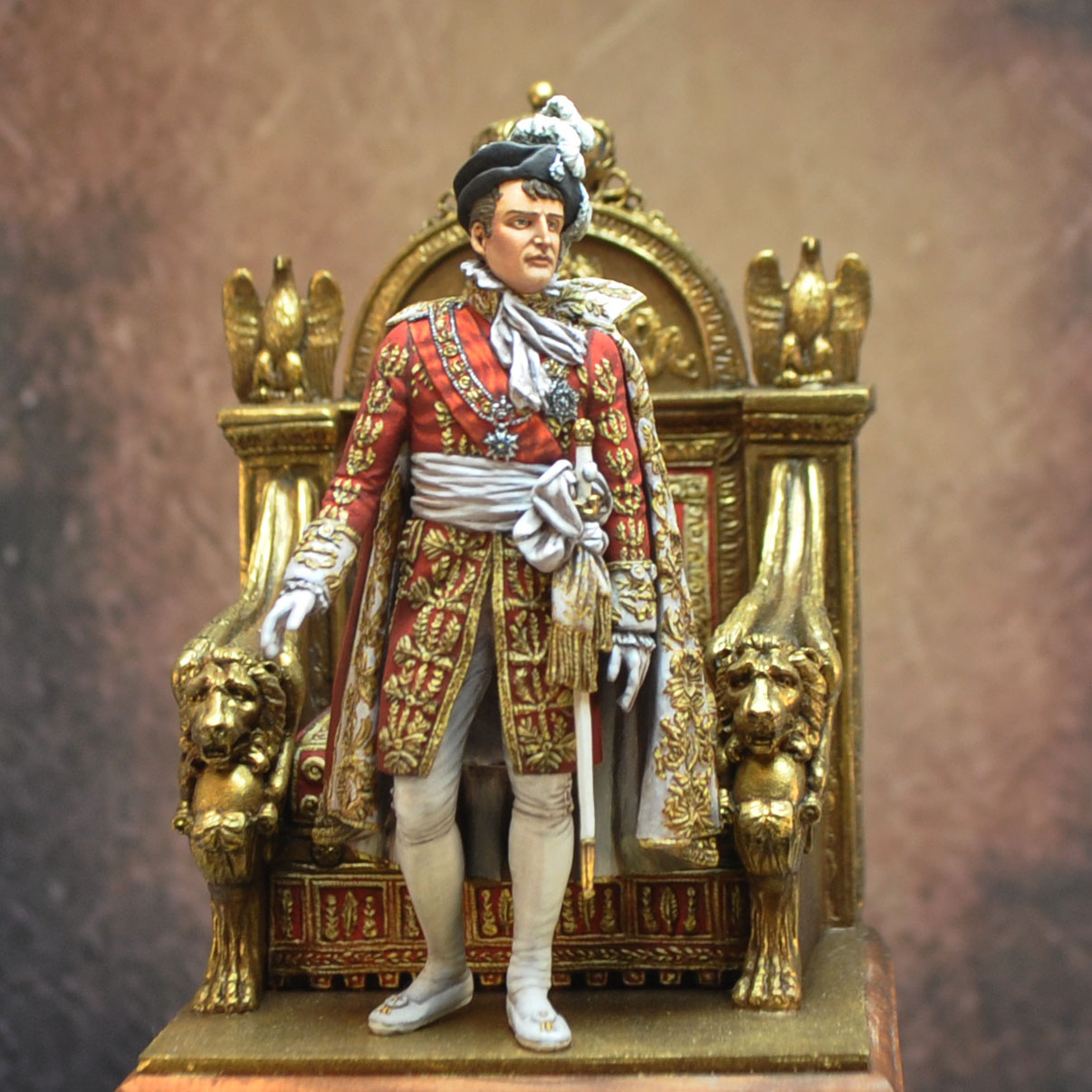 Art Girona 70mm Napoleon 2 avril 1810 figurine métal