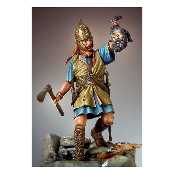 ART GIRONA Miniatures Celtic Warrior La Tène figurine 54 mm métal