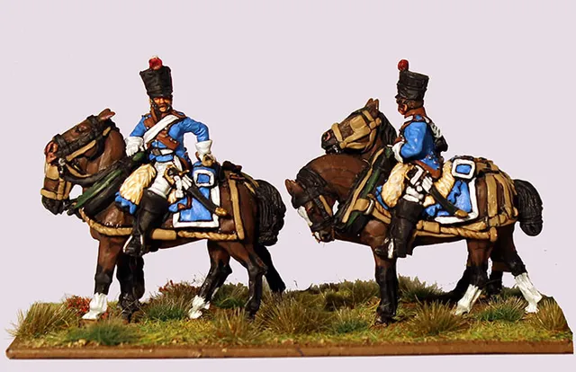 Perry FN181 attelage 4 chevaux figurines 28mm train