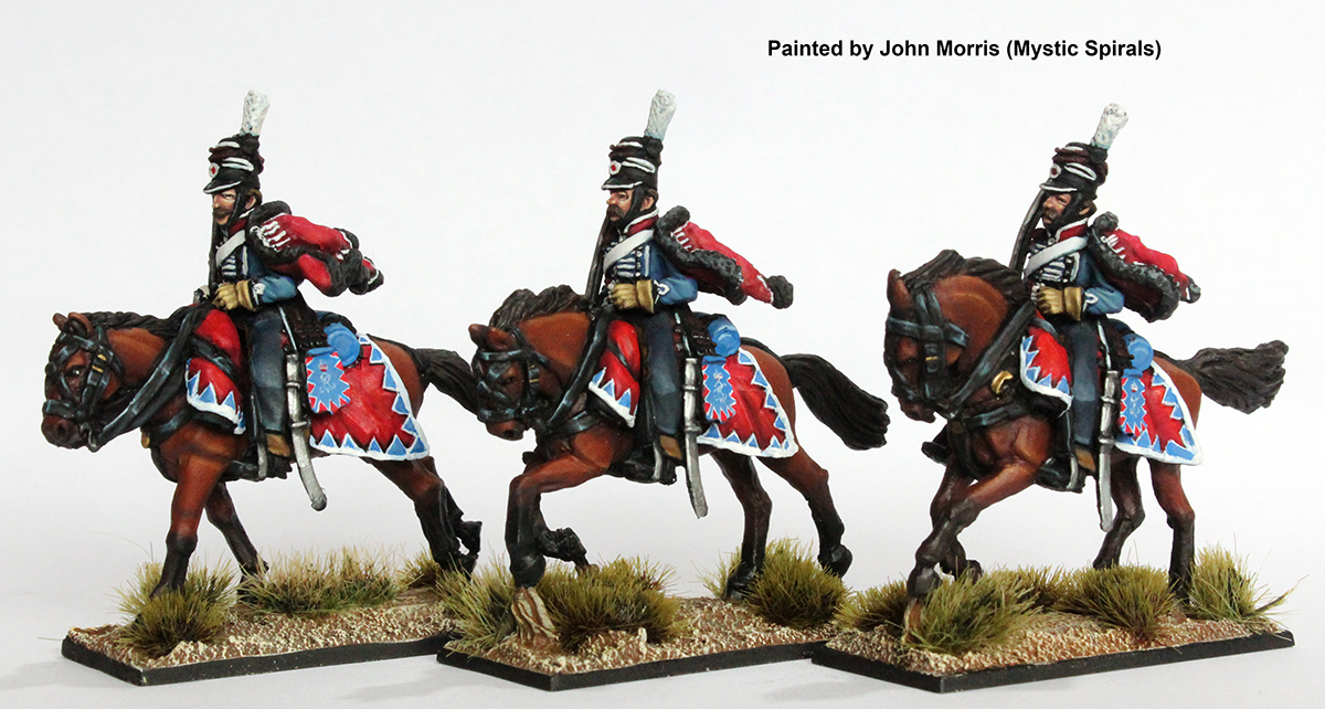 Perry Miniatures DAN 54 figurines hussards danois galop