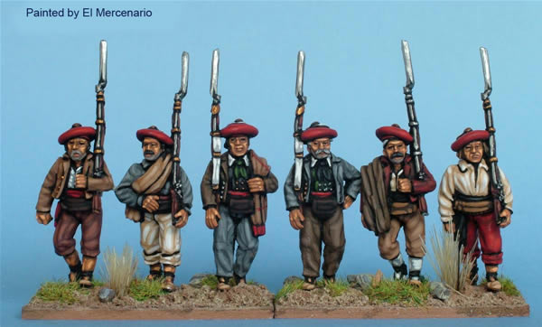 Perry Miniatures Carlist War CAT24 figurines volontaires béret 28mm