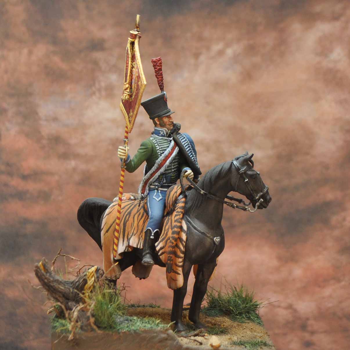 ART GIRONA Napoleonic Spanish Hussars 1808 figurine