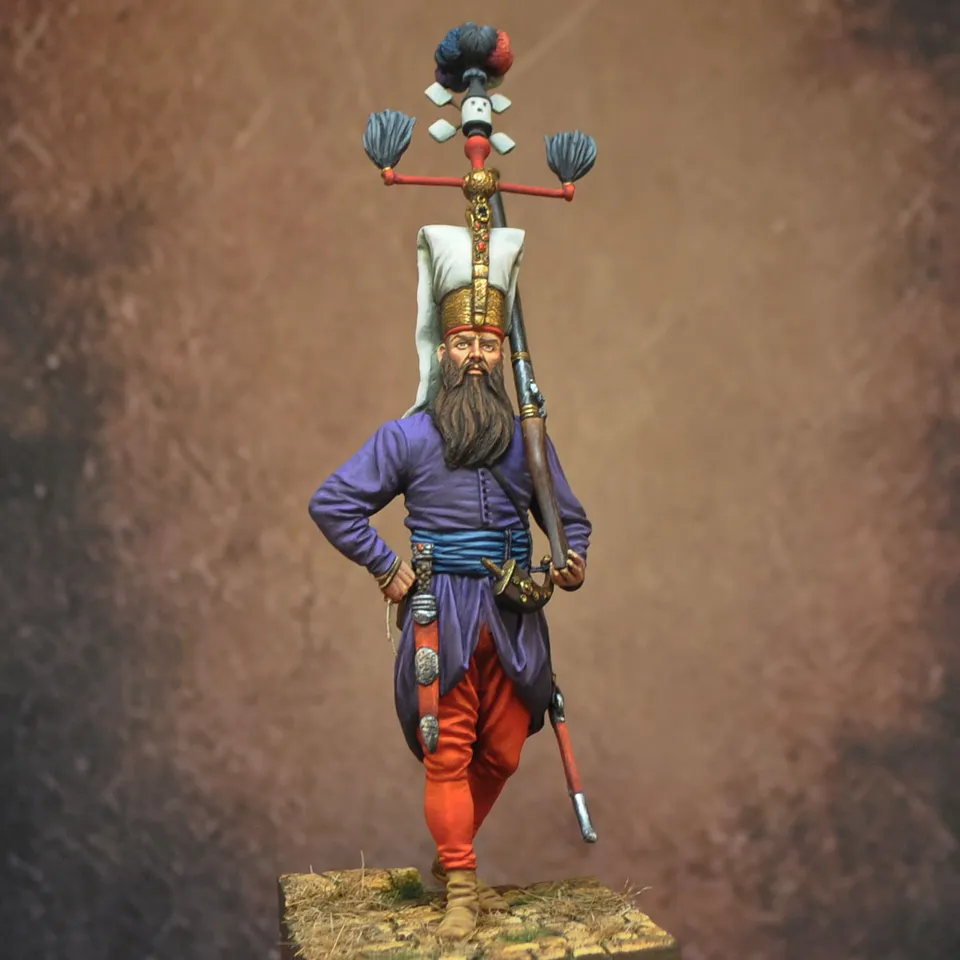 ART GIRONA 70mm Janissary parade uniform figurine janissaire 1590