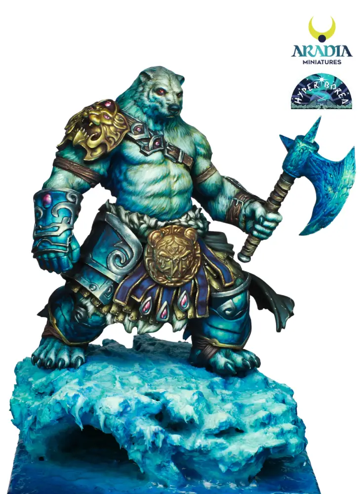 Aradia Minis Hyperborea Bearserker figurine résine