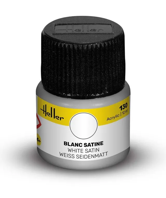Heller Peinture Acrylic 130 maquette peinture blanc satiné