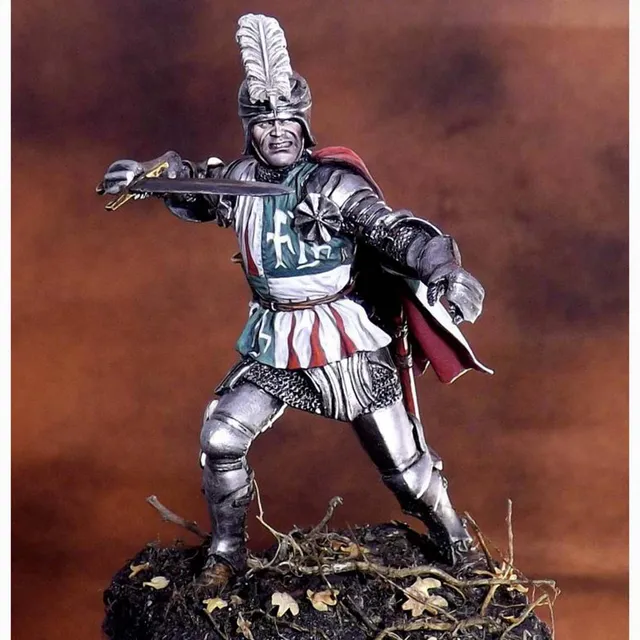 ART GIRONA Miniatures Malatestian figurine XVe à peindre