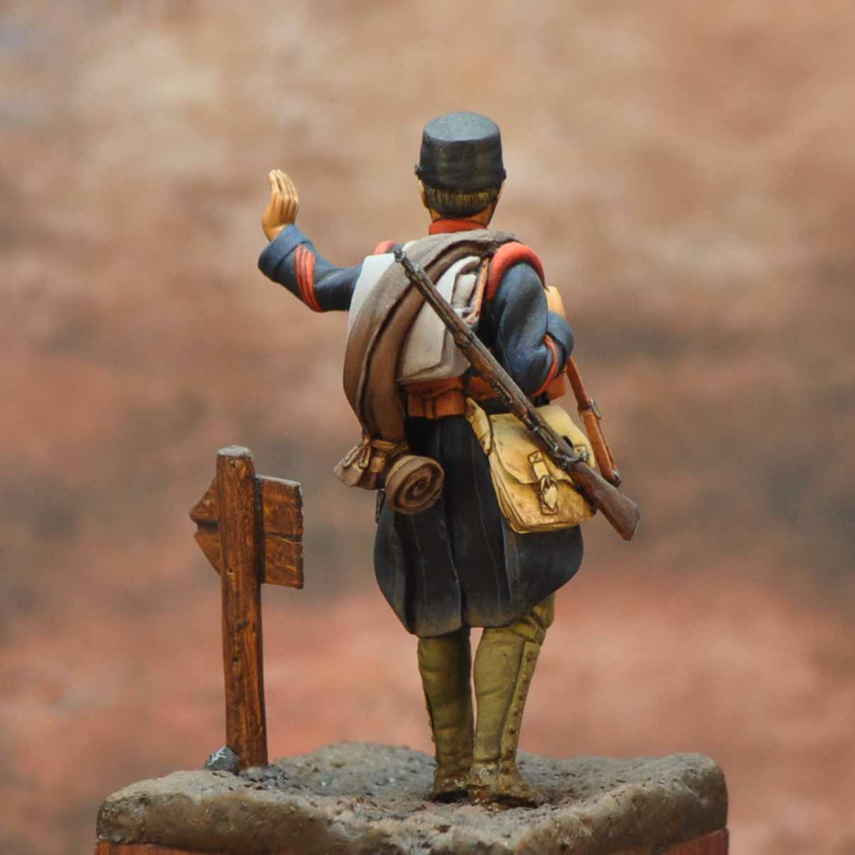 ART GIRONA Spanish Serie King's Immemorial corporal 1914 figurine