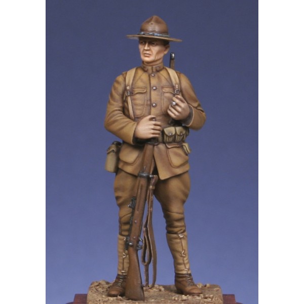 Art Girona Miniatures Fantassin américain 1917 figurine 54mm