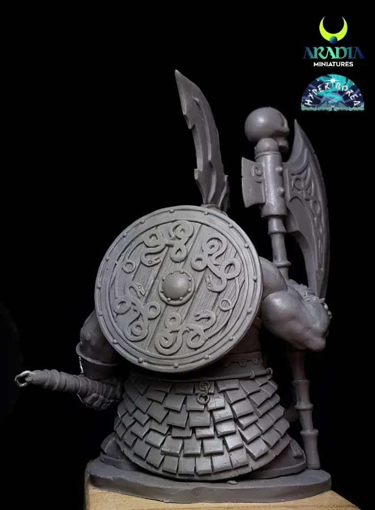 Aradia Hyperborea Nöri Dvergar figurine 75 mm résine