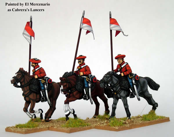 Perry Carlist War CAT11 lanciers figurines 28mm veste