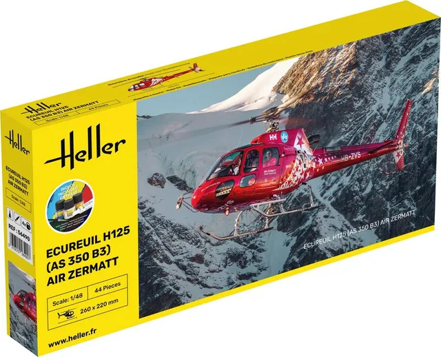 Heller Starter Kit Écureuil H125 1/48 maquette hélico
