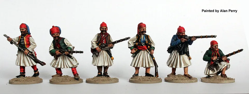Perry Miniatures Napoleonic OT 45 figurines infanterie albanaise tirailleurs