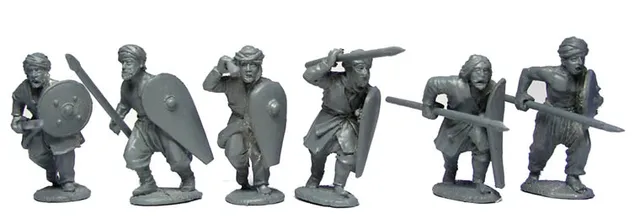 Perry Miniatures Crusades MA23 Arab Militia figurines lances