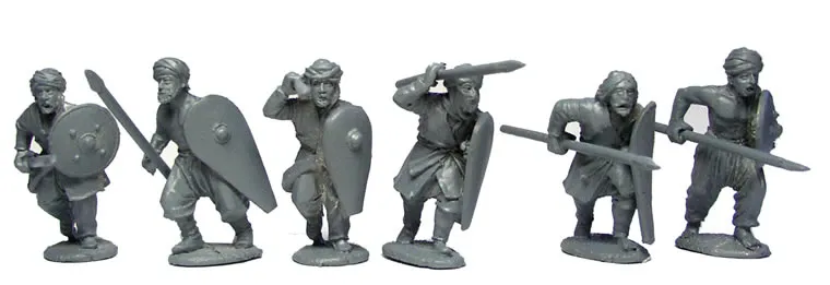 Perry Miniatures Crusades MA23 Arab Militia figurines lances