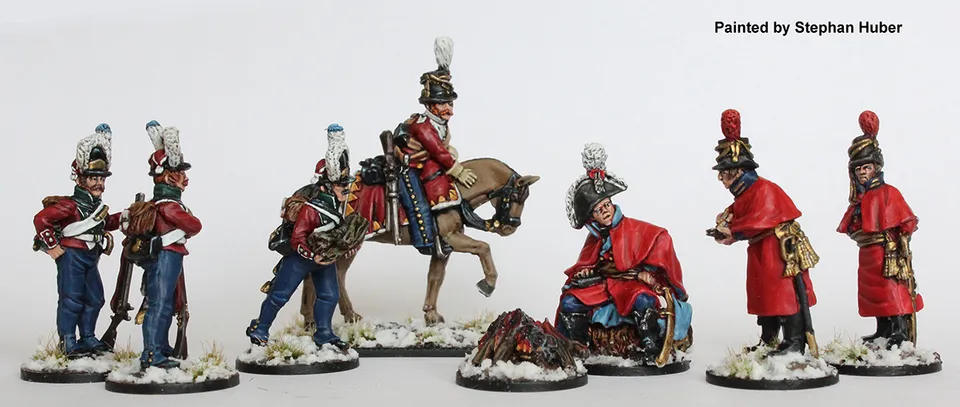 Perry Miniatures Napoleonic DAN50 Norvège figurines état-major