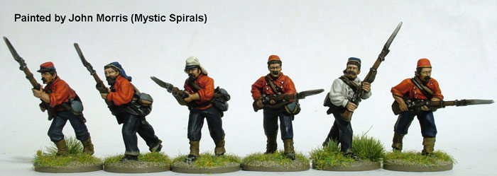 Perry Miniatures American Civil War ACW58 figurines 28mm zouaves