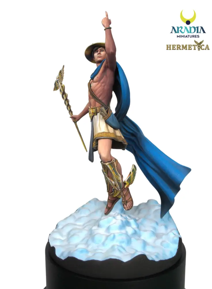 Hermetica Hermes Divine Messenger figurine STL mythologie
