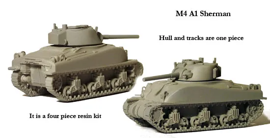 Perry Miniatures World War 2 BM16 maquette char Sherman M4A1