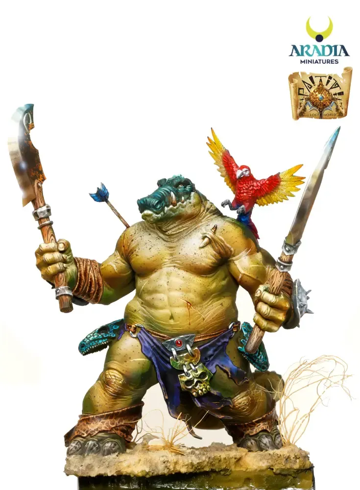 Aradia Minis Paititi Zipacna figurine résine 75mm