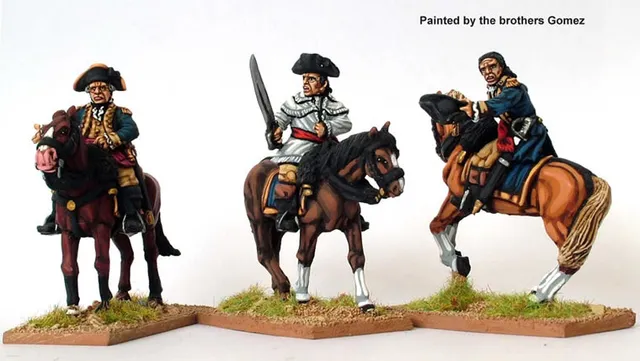 Perry Miniatures AW37 Mounted Infantry Officers figurines métal