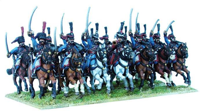 Perry FN140 Hussards français set 14 figurines 28mm plastique