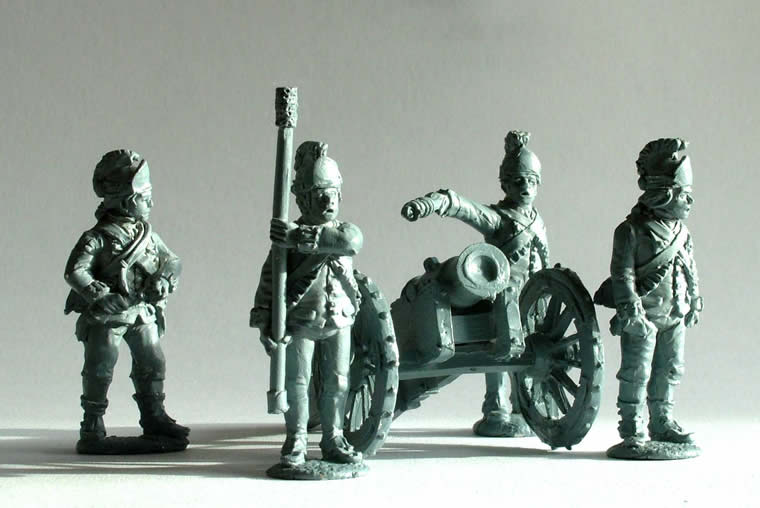 Perry AW106 artillerie obusier Saratoga figurines métal 28mm