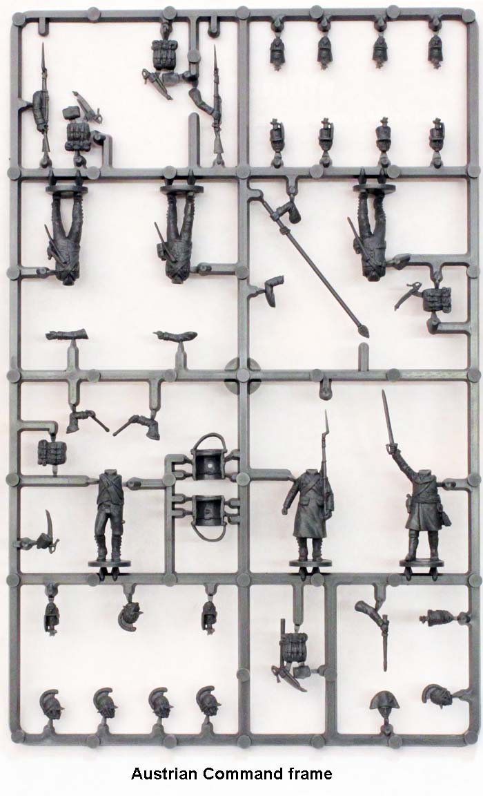 Perry B 30 Austrian Infantry Command accessoire plastique 28mm