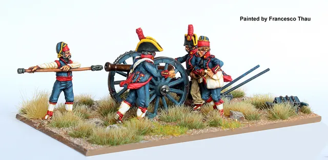 Perry Miniatures Napoleonic SPA 35 figurines artillerie 8 pdr