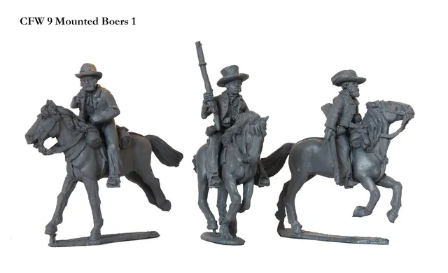 Perry Miniatures Cape Frontier CFW 9 figurines boers montés