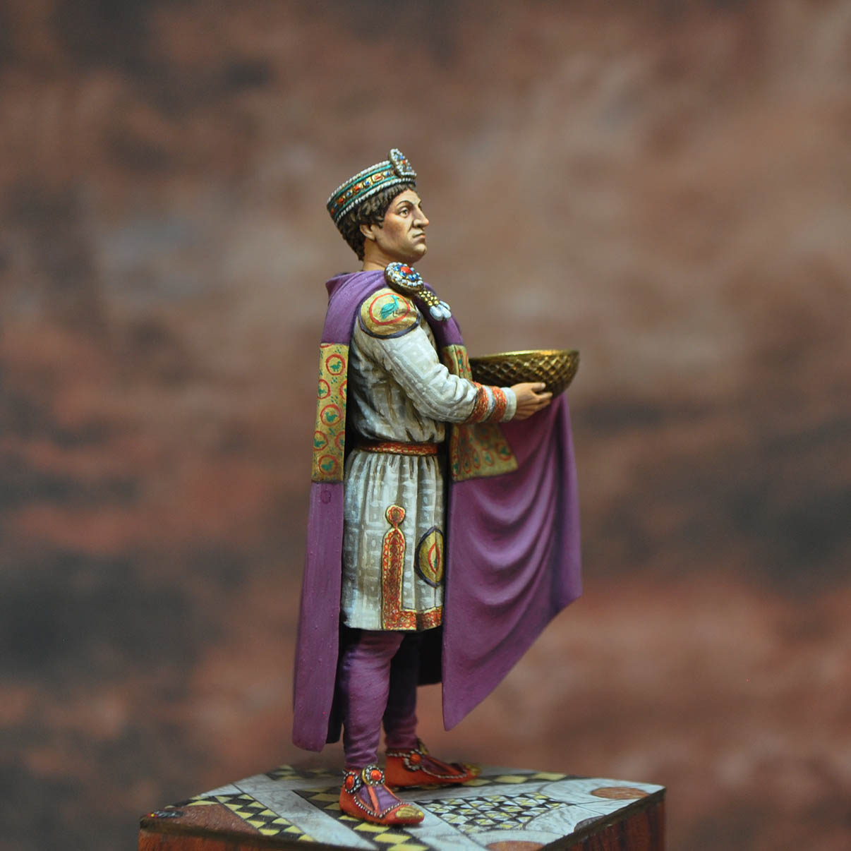 ART GIRONA Serie Historical Justinian figurine 54mm byzantin