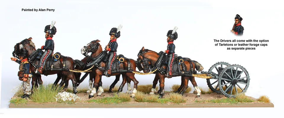 Perry Miniatures Napoleonic BH148 figurines artillerie 28mm péninsule