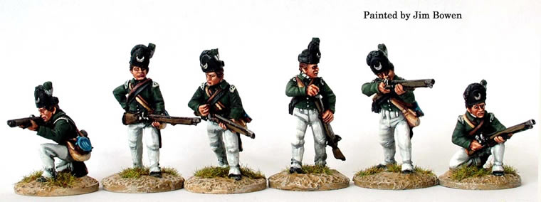 Perry Guerre Indépendance AW26 Queen's Rangers tirailleurs métal