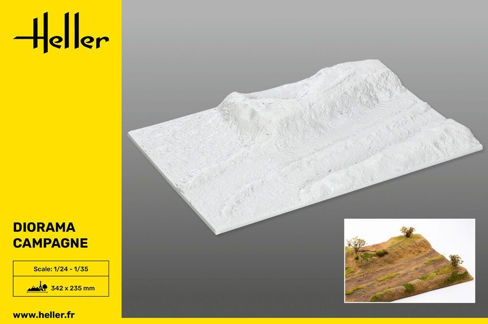 Heller Socle Diorama Campagne accessoire maquette 1/35