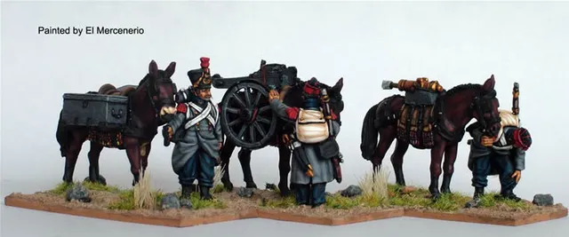 Perry Miniatures ISA36 Canon montagne mules figurines 28mm