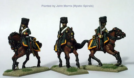 Perry Napoleonic FN137 figurine chasseurs Garde au galop campagne