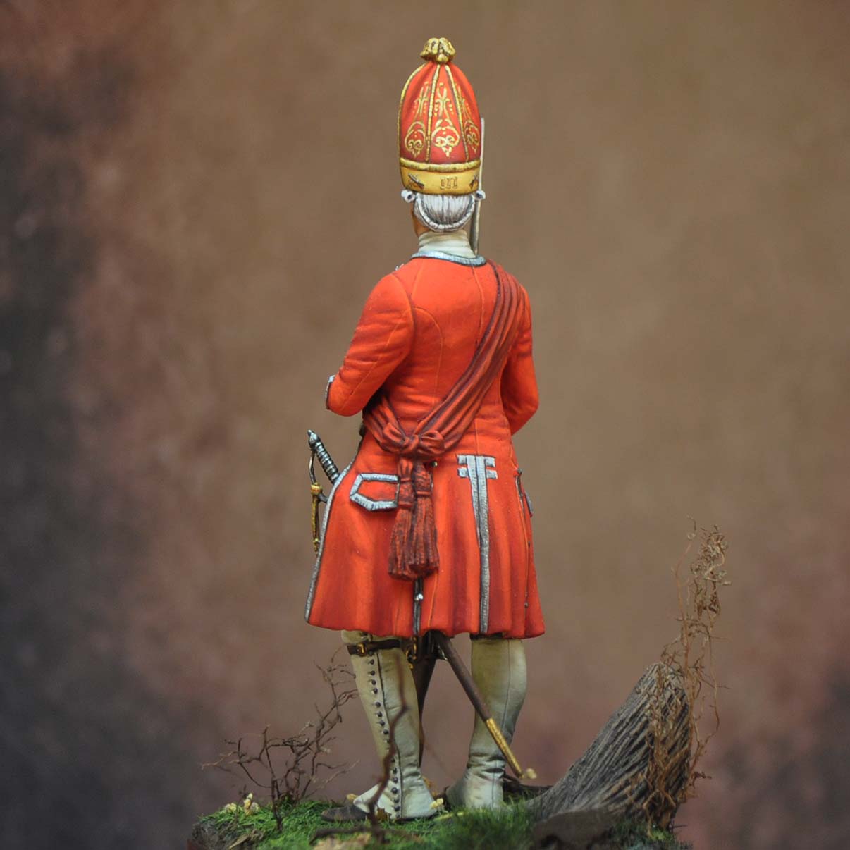 Art Girona 70mm Officer 3rd Regiment Grenadier 1751 figurine