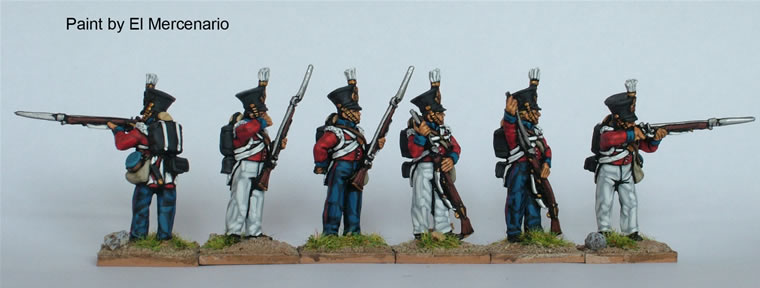Perry Miniatures Carlist War ISA46 compagnies flancs figurines métal