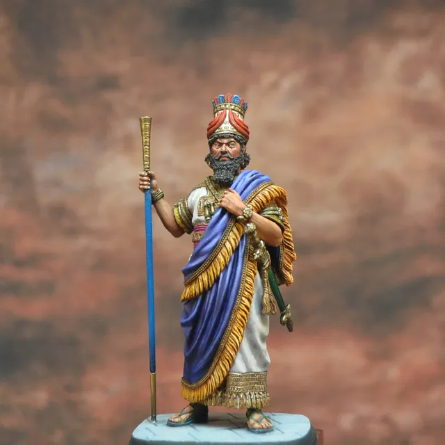Art Girona Historical Nabopolassar figurine 54 mm Babylone