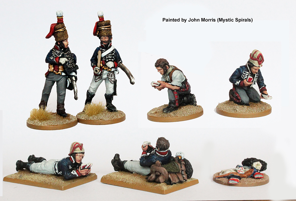 Perry Miniatures Napoleonic BH 153 figurines cavalerie légère repos
