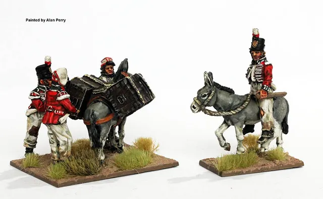 Perry Miniatures Napoleonic BH 146 figurines camp mulet peninsule