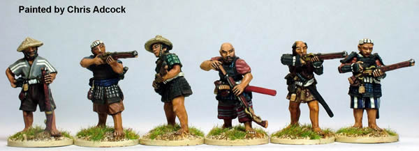 Perry Miniatures SAM37 figurines Ikko-Ikki ligne de tir