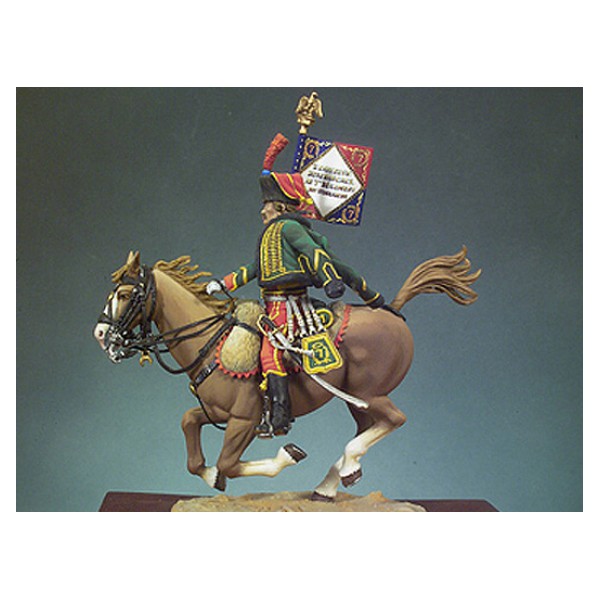 Art Girona Miniatures Portaestandarte Húsares figurine