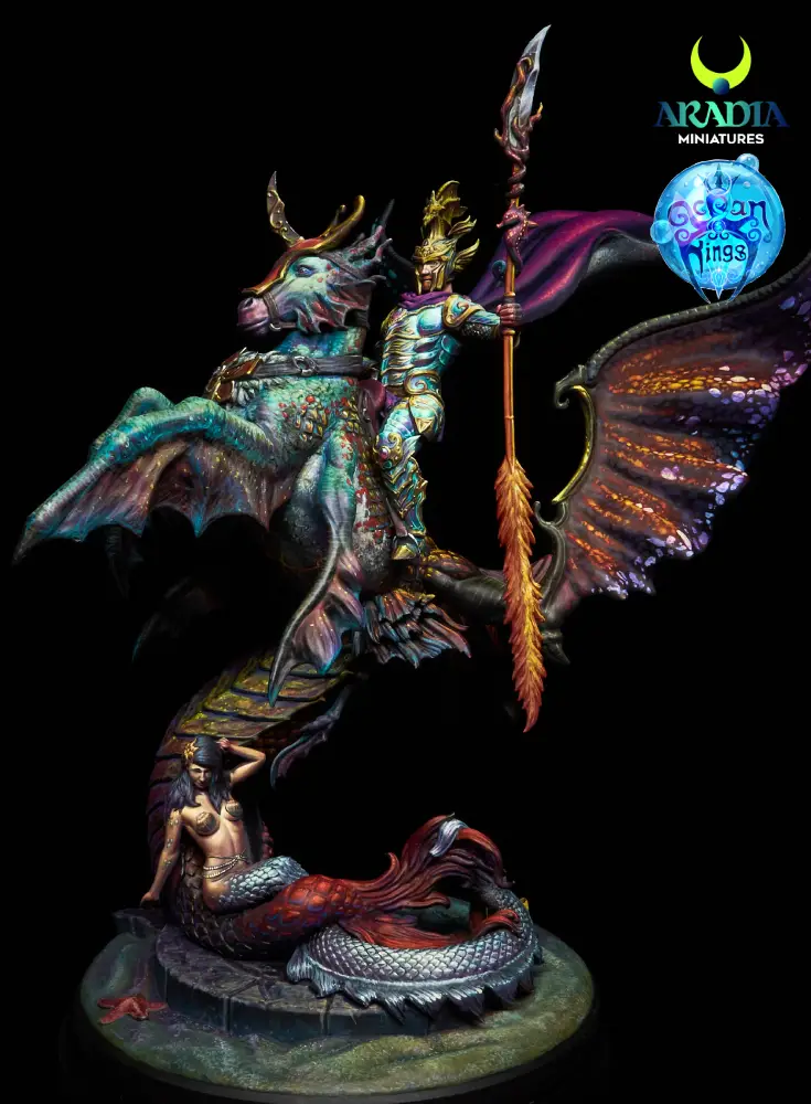 Aradia Ocean Kings The Tides Knight figurine à peindre