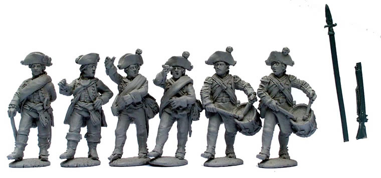Perry Miniatures AW87 Hesse-Cassel figurines commandement 28mm