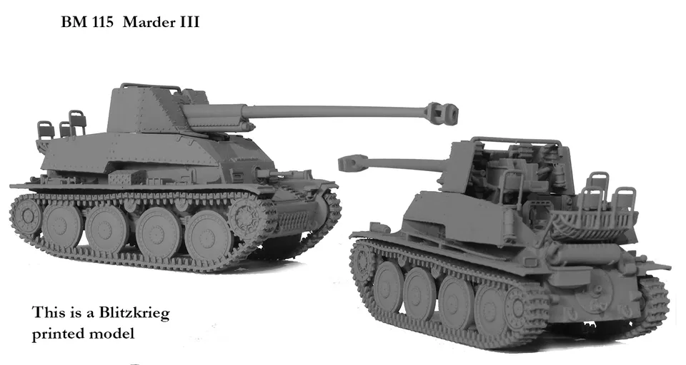 Perry World War 2 BM115 Marder III maquette blindé 28mm