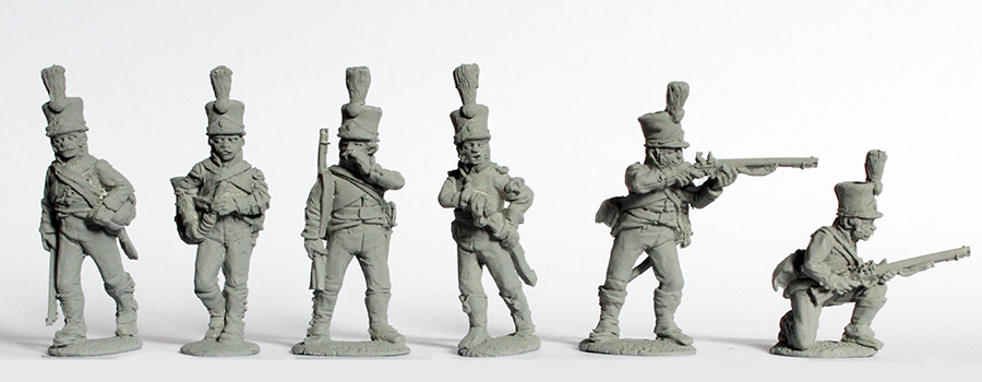 Perry Napoleonic SWED 13 Nyland jäger figurines 28mm commandement