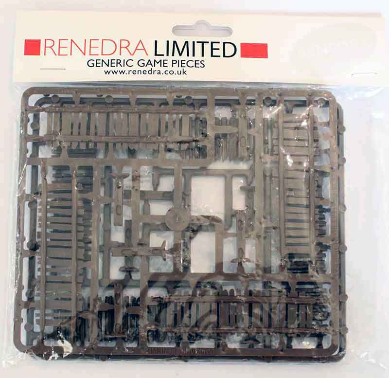 Perry Miniatures B48 clôture planches décor plastique 28mm